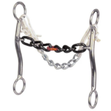 Liverpool Driving Bit Stainless Steel Chain Mouthpiece with Curb Chain