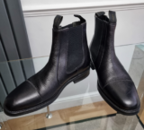 Loake Newbury Chelsea Boots – Black Grain Leather – UK 7 G Fit – Excellent Cond