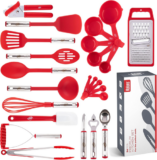 Kitchen Utensils Set, Cooking Utensil Set Kitchen Gadgets, Pots and Pans Set Non