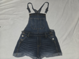 No Boundaries Relaxed Fit Juniors M 9-9 Blue High Rise Biker Denim Shorts
