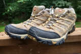 Merrell Women’s 10 Taupe Hiking Trail Shoes Vibram Performance Footwear EUC