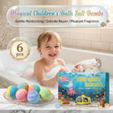 Kids Colorful Bath Bombs Natural Handmade Organic Bath bomb Gift Toys For Kids