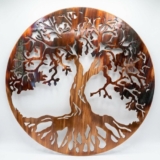 Tree Of Life Metal Wall Art, Metal Tree Outdoor Decor