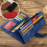 Leather Wallets for Women Credit Card Holders Bifold Clutch Purse Money Manager