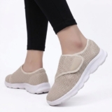 FitVille Women’s Slippers Slip on Mules Clogs Diabetic Adjustable Walking Shoes