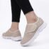 MENS SHOCK ABSORBING RUNNING TRAINERS CASUAL LACE GYM WALKING SPORTS SHOES SIZE