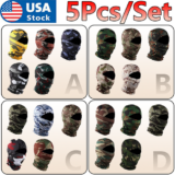 Balaclava Camo Face Mask UV Protection Ski Sun Hood Tactical Masks for Men Women