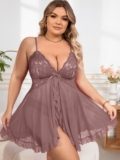 Women’s Sexy-Lingerie G-String Lace Sleepwear Dress Babydoll Nightwear Underwear