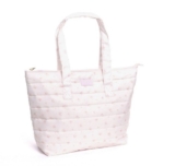 LoveShackFancy x Target – Yoobi Blooming Heirloom Ditsy Quilted Tote Bag Ballet