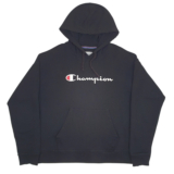 CHAMPION Hoodie Spellout Jumper Sweatshirt Womens L