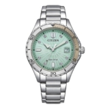 Citizen Women’s Sport Date Indicator Eco-Drive Silver Watch 36MM FE6170-88L