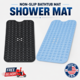 Bathroom Inside Bathtub Mats Suction Cups Shower Mats 40×16 inc Slip Safety Mats