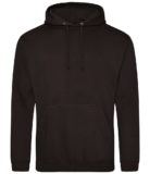 AWD Just Hoods Hoodie Mens Unisex Womans Hooded Sweatshirt Jumper Hoody. Black.