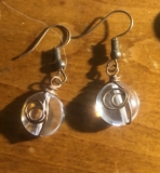 Earrings Under 5 Dollars Handmade Silver Wire Wrap Bronze JMes Jewelry