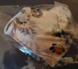 Pink Flower Design Women Face Masks Cloth Reusable Washable Fashion