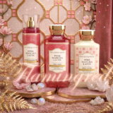 Bath & Body Works Pink Matcha Latte Fragrance Mist Body Wash Lotion 3 Pc Set