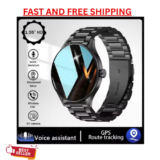 Fashion Smart Watch Plus 1.55 HD For Men And Women App Control BT Call Health Tr