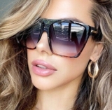 XXL OVERSIZED “Lauren” Women Sunglasses  Flat Top Square Shadz Gafas ROSE