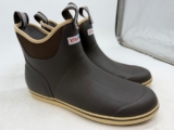XTRATUF 6″ Ankle Deck Boot Men’s Chocolate Tan Waterproof Slip-On Round Toe – 13