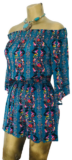 NWOT BOHEMIAN Off SHOULDER Shorts ROMPER Jumpsuit Playsuit Small