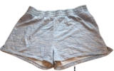 J.CREW Women’s Knit Cotton Sweat Shorts Gray Solid Elastic Waist XXL