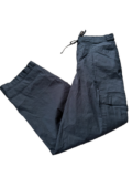 Athleta Women’s XS Paradise Cargo Pants Black Linen Blend Straight Leg Travel