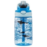 Contigo Kids Water Bottle Easy Clean Autospout with Straw, 420 ml, Sharks