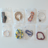 8pc Women’s Fashion Mixed Lot Bracelets & Bangles Beaded Stretch Charm Multi