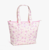 LoveShackFancy x Target – Yoobi Ribbon Rosa Quilted Tote Bag Sterling Dusk