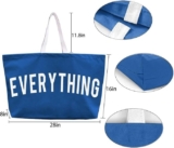 Extra Large Canvas Tote Bag Oversized Shopping Beach Totes Bags Giant Tote Bag