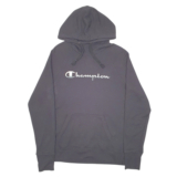 Champion Script Hoodie Cotton Blend Sweatshirt Jumper Womens S