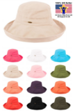 Angela & William Packable 100% Cotton Cloche Beach Women’s Sun Hat SPF50 CL1801