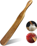 Wooden Spurtle Spatula for Sourdough Starter Dough Whisk Baking Cooking