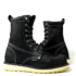 MENS SOFT TOE OIL AND WATER RESISTANT 8″ HEIGHT MOC TOE FULL GRAIN LEATHER
