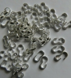 50 – 200 Quick Links Connectors 2 sizes SP, GP or KCG. Jewellery Craft Making