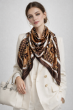 Luxury  Neck Women Scarf Accessories 90cm Square (USA SELLERFAST SHIPPING )