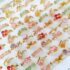 Wholesale 50Pcs Mixed Rings Dripping Rhinestone Flower Alloy Women Jewelry