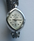 Duval Vintage Swiss Ladies Manual Wind Watch 17 Jewels Silver Bracelet Running