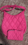 Vera Bradley Pink Floral Shoulder Bag w/ Wallet, Magnetic Closure, Inner Pockets