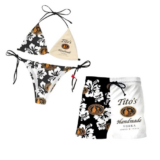 Titos Handmade Floral Swimwear Set, String Bikini Beach Shorts Couple All Size