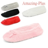 Womens Soft Memory Foam Slippers Slip-on Ballerina Winter House Slippers