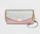 Women’s Party Glitter Flap Clutch – A New Day – Multi-Glitter – S* P14