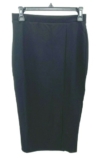 Haute Monde Skirt Womens Medium Black Pencil Straight High Slit Bodycon Y2K