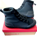 Levi’s Strauss Men’s La Paz 2.0 Lace Up Canvas Casual Boots All Black NIB