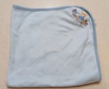 Starting Out Cotton Baby Blanket Blue Teddy Bear Toys