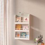 Children Bookcase Toy Organizer 3Tier Wooden Storage Shelf for Nursery & Bedroom