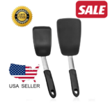 Kitchen Spatula Silicone Turner Pancake Egg Cooking  Heat Resistant 440 Degree