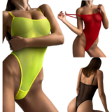 Sexy Women’s One Piece Swimsuit Swimwear Backless High Cut Thong Bathing Suit
