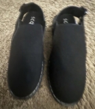 SCQTL Women’s Clogs/Mules Black Slip On Closed Toe Adjustable Slingback Sz EU 37