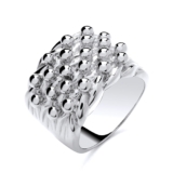 STERLING SILVER 925 HEAVY MEN’S GENT’S SOLID CHUNKY KEEPER LARGE RING